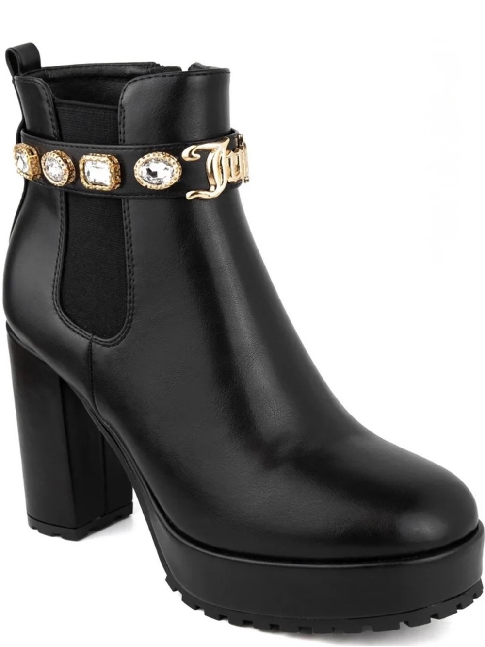 Juicy Couture Python Women's Block Heel Ankle Boots8.5 M